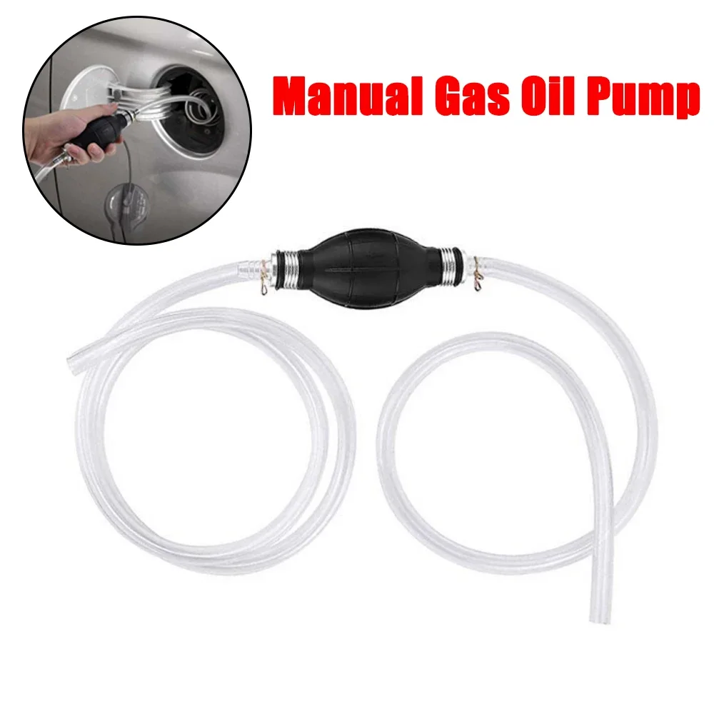 

1PC Auto Manual Gas Oil Pump Car Fuel Pump Hand Straw Pump Durable For Liquid Gasoline Tuning Fuel Gasoline Diesel Pumps