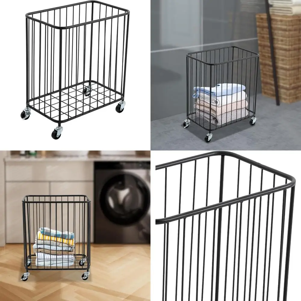panier-a-linge-roulant-en-metal-avec-roulettes-chariot-de-rangement-en-fil-noir-pour-buanderie-et-chambre-a-coucher