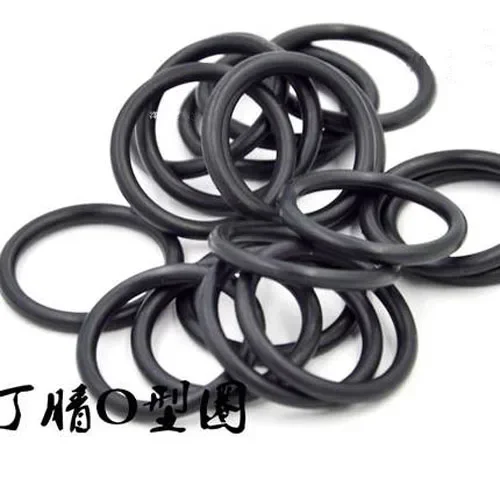 Best1 10pcs 5mm wire diameter black silicone O-ring 42mm-55mm OD waterproof insulation rubber band Oil and abrasion resis