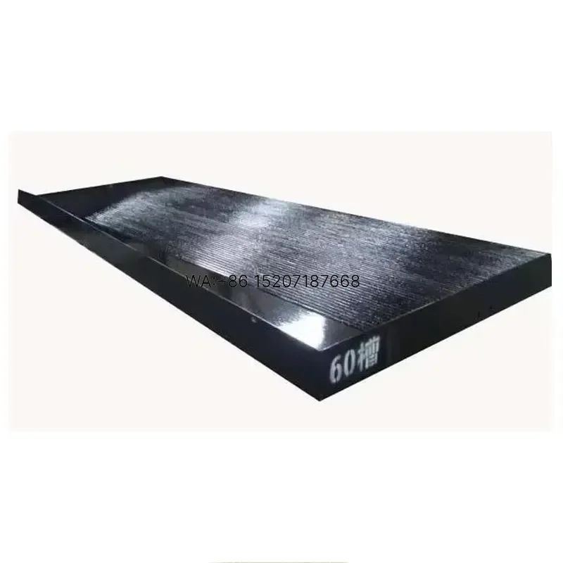 Wmwmnu for Lab Gemini Shaker Table Deck Wear resistant Fiberglass Bed Spare Part for Gold Mineral Gravity Separation