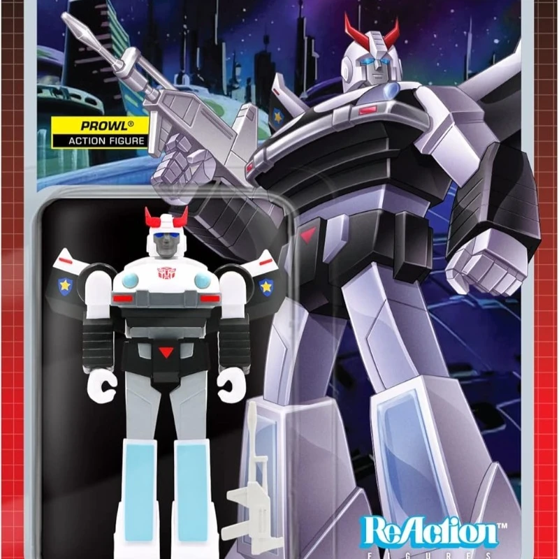

Super7 Transformers Prowl — фигурка-трансформеры 3,75 дюйма с аксессуарами, классические коллекционные предметы с героями мультфильмов и ретро-игрушки