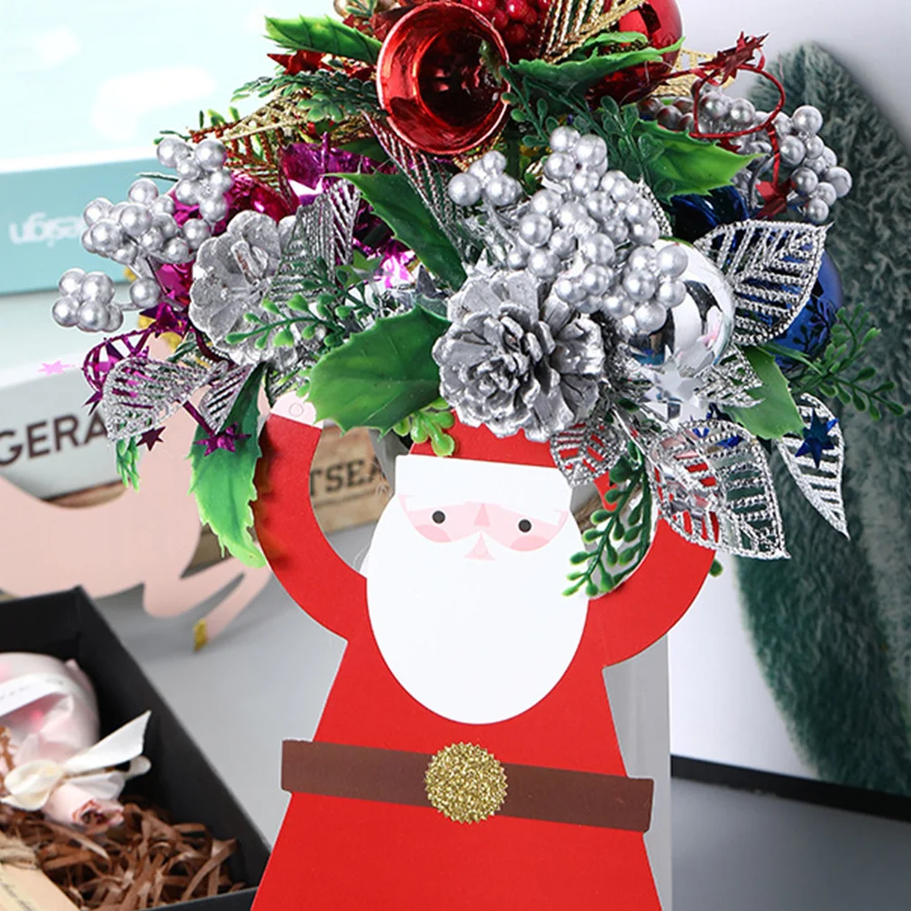 

5 Pcs Fake Flowers Christmas Decoration Artificial Centerpieces for Dining Table