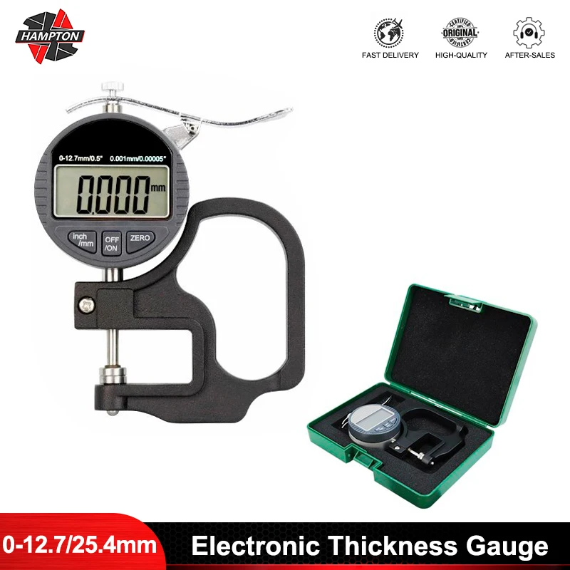 

Electronic Thickness Gauge 12.7mm 25.4mm 0.01/0.001mm Digital Micrometer Thickness Meter Micrometro Measuring Tool Caliper