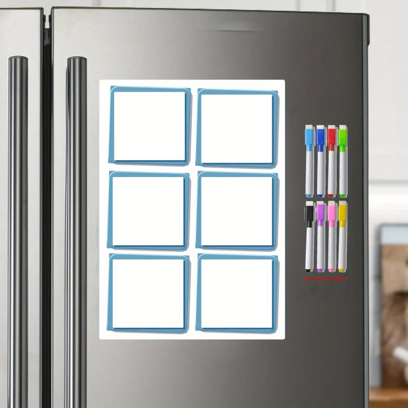 conjunto-de-quadro-magnetico-para-planejamento-de-geladeira-quadro-branco-reutilizavel-para-apagar-a-seco-planejador-magnetico-super-forte-seis-quadros-planejados-independentemente