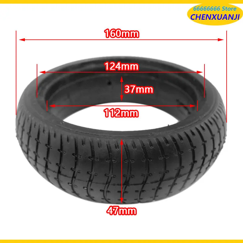 1pcs6.5 Inch 165x45 Solid Tire For Hoverboard Self Balancing Electric Scooter 7 Inch Explosion-proof Solid Tyre Wheel Accessory