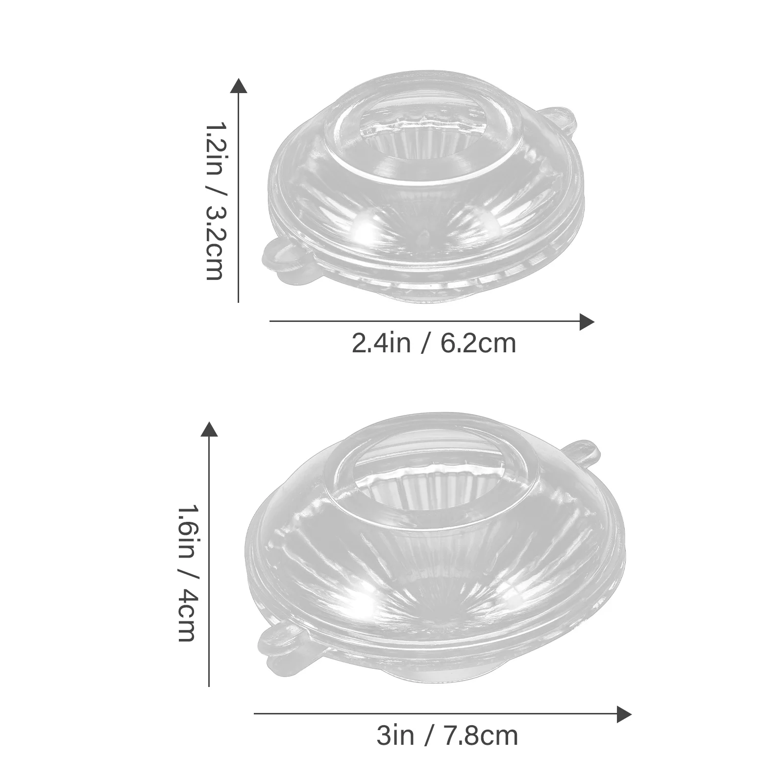 2 Pcs Candles Mold Floating Molds DIY Making Fragrance Supplies Plastic Scented Craft