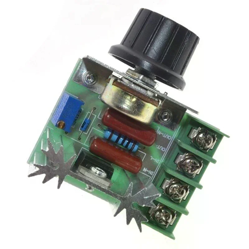 Control AC Motors! High Quality 2000W AC 220V SCR Electronic Voltage Regulator Module, Speed Control Controller