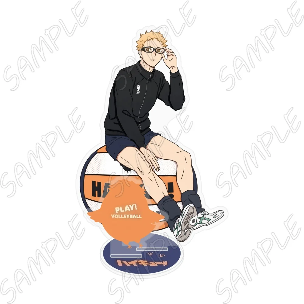 Haikyuu Anime Acrylic Stand Figure Hinata Tobio Kotaro Karasuno Tabletop 15cm Decoration Desk Display Model Plate Keychain view 4