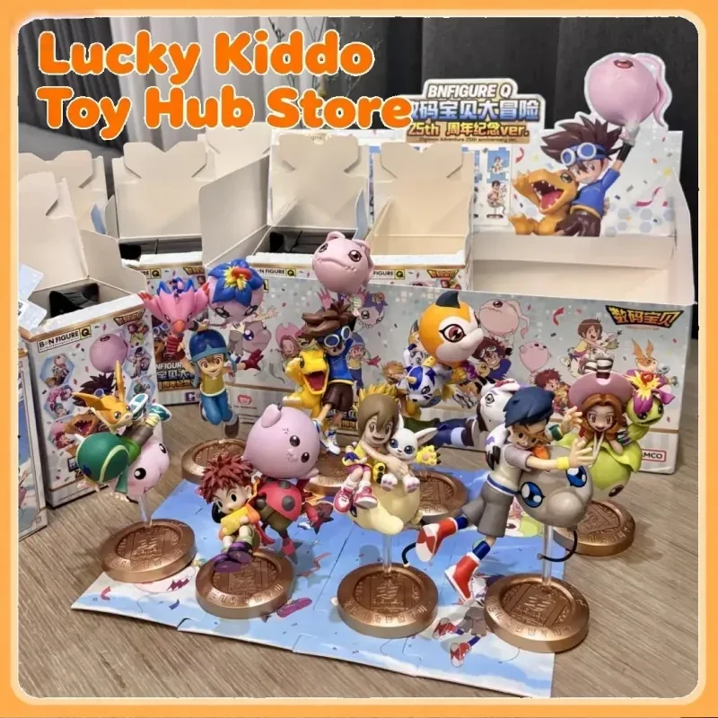 В наличии, хит продаж, оригинальный воздушный шар Digimon Adventure, посвященный 25-летию, серия приключений, модная слепая коробка, игрушки, аниме, экшн-фигурки, подарки