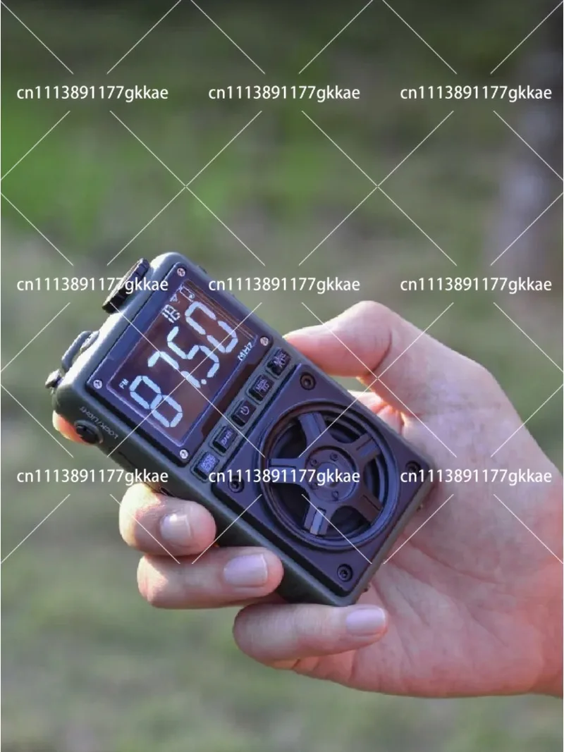 High Sensitivity Full Band Portable Mini Radio with Bluetooth, Multifunctional Handheld Receiver for Outdoor Travel