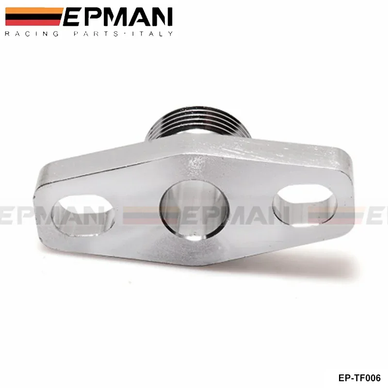 Brida De Drenaje De Aceite Turbo AN10 En Aluminio – Compatible Con T3 T4 GT T17 T20 T25 T28