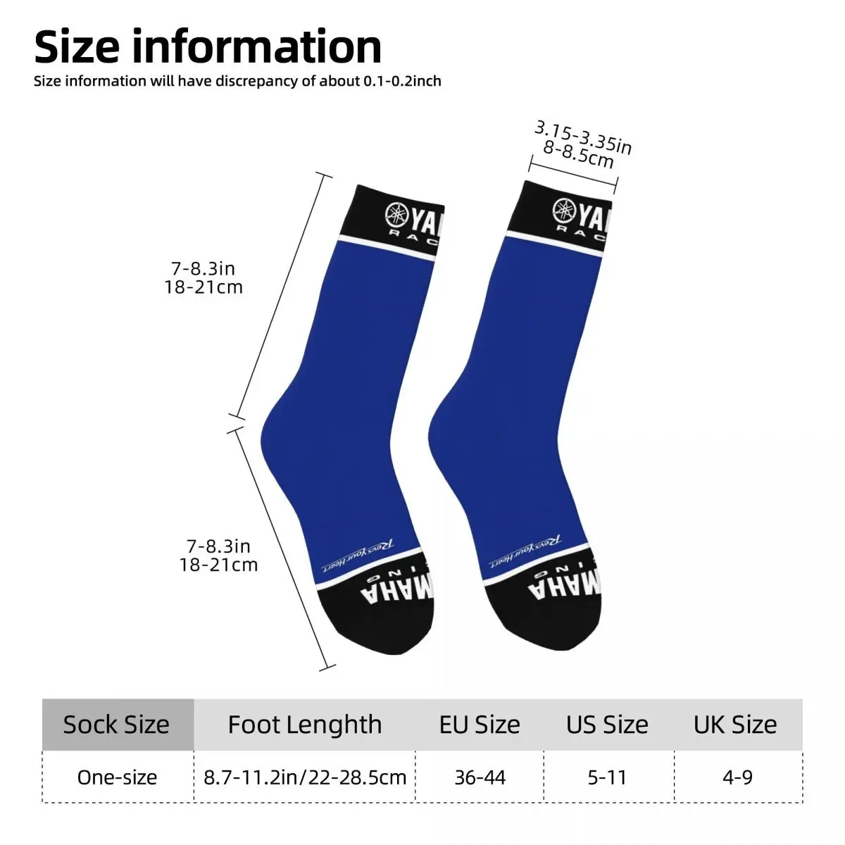 Y-Yamahas Theme Design All Season Socks Merch for Female Male Sweat Absorbing Dress Socks