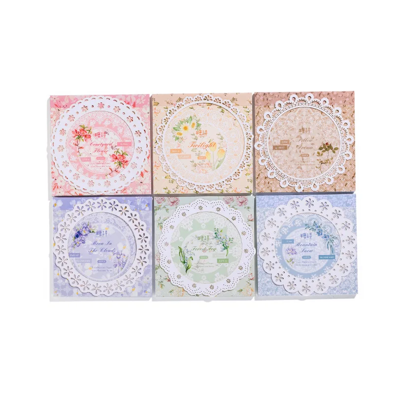 کے 31pcs ٹوٹے ہوئے پھولوں کے لیس مٹیریل پیپر آرائشی سکریپ بکنگ ڈائری البم ہینڈ میڈ کولاج کا پس منظر #5