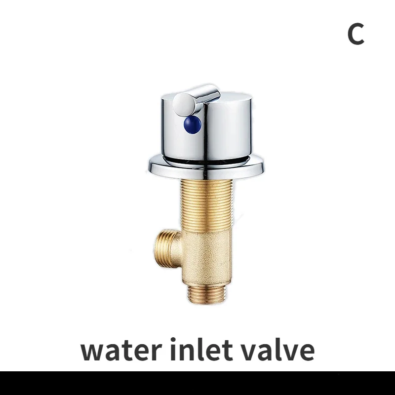 1pcs Bathtub Faucet Water Inlet Valve Split Type Bathtub Hot and Cold Water Mixing Faucet Valve Diverter Valve Separator Switch