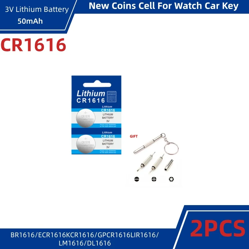 CR1616 زر عملة خلية LM1616 DL1616 BR1616 5021LC CR 1616 3 فولت بطارية ليثيوم لمشاهدة آلة حاسبة عن بعد مقياس مفتاح السيارة #5