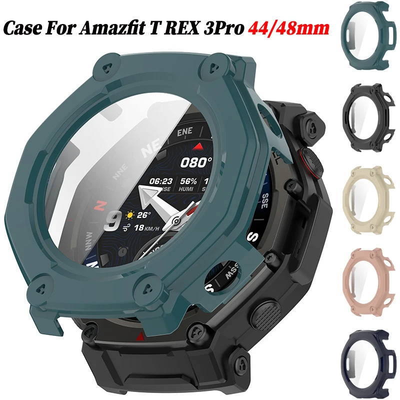 Tempered Glass Case For Amazfit T REX 3Pro 44mm Screen Prote