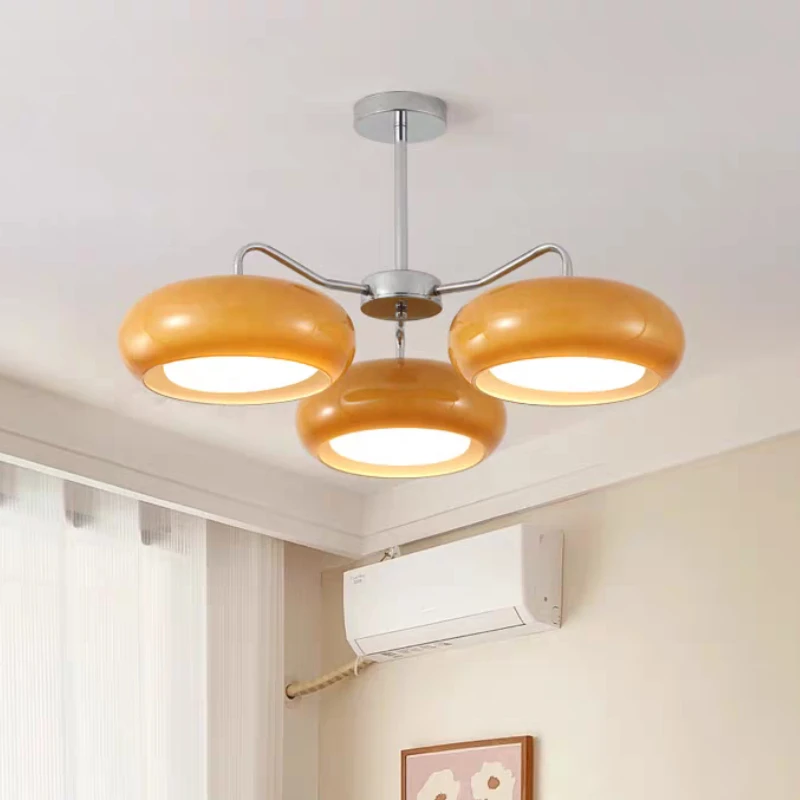 

Glass Ceiling Lamp Retro Bauhaus Hanging Light for Living Room Bedroom Corridor Balcony Home Stay Japanese Creative Light Lustre