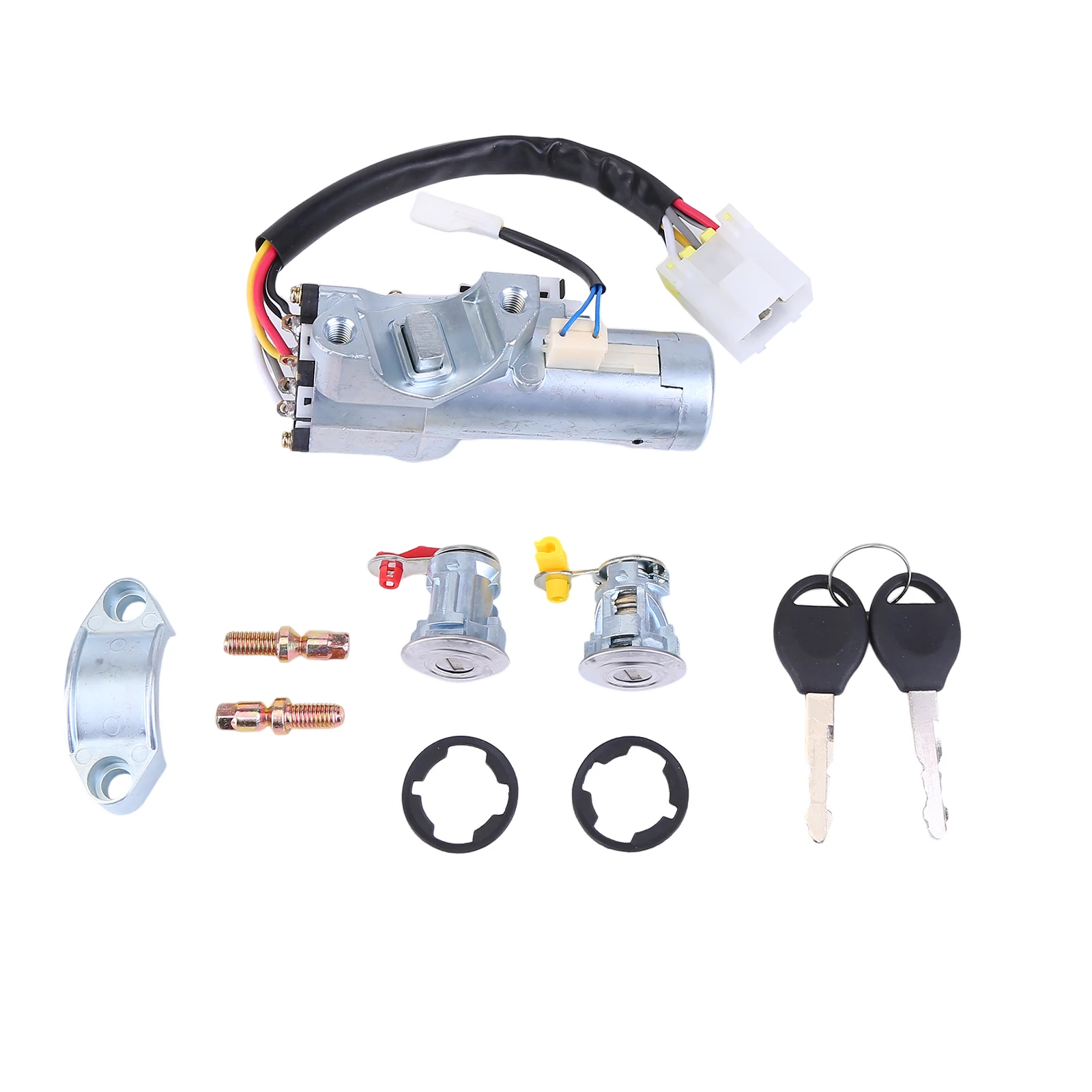 Kit de ignição e porta com núcleo de bloqueio completo H0600-3J125 para modelos Nissan Frontier de 1999 a 2003 e modelos Xterra