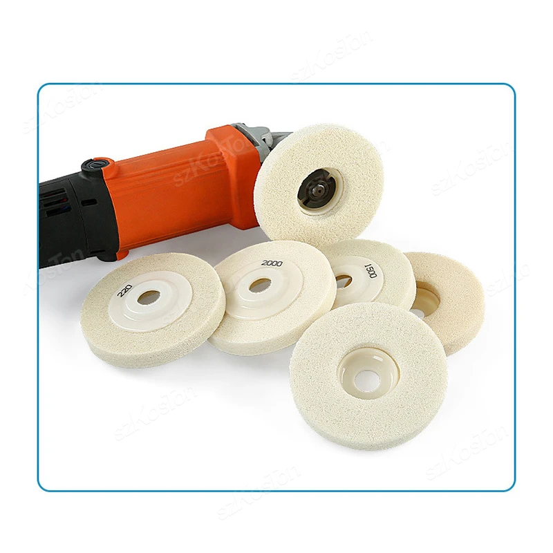 4inch Marble Sponge Polishing Wheel Granite Quartz Stone Renovation Buffing Pad 60-3000 Grit Angle Grinder Dry Polishing Sheet