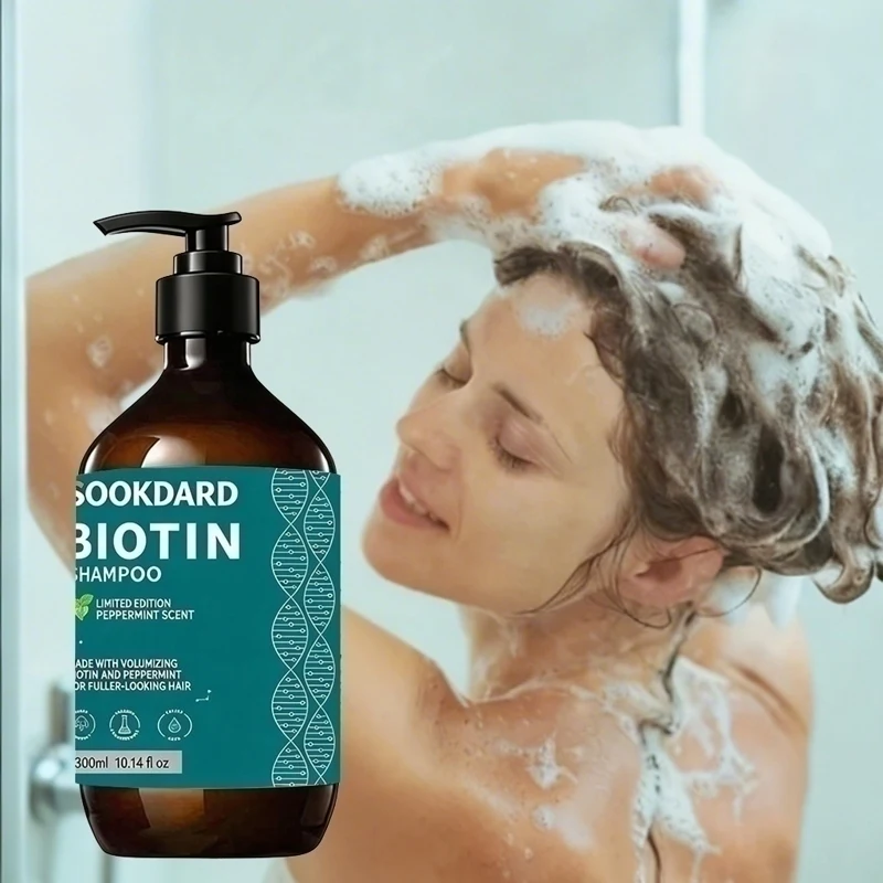 Biotin Shampoo, Root Lifting Formula, For Fine Strands, Non Greasy, Gentle Cleansing