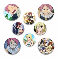 58/44/32mm Anime Fairy Tail Enamel Pins Handmade Brooch for Clothes Backpack Decoration Cartoon Badge Jewelry Accessories  Gifts