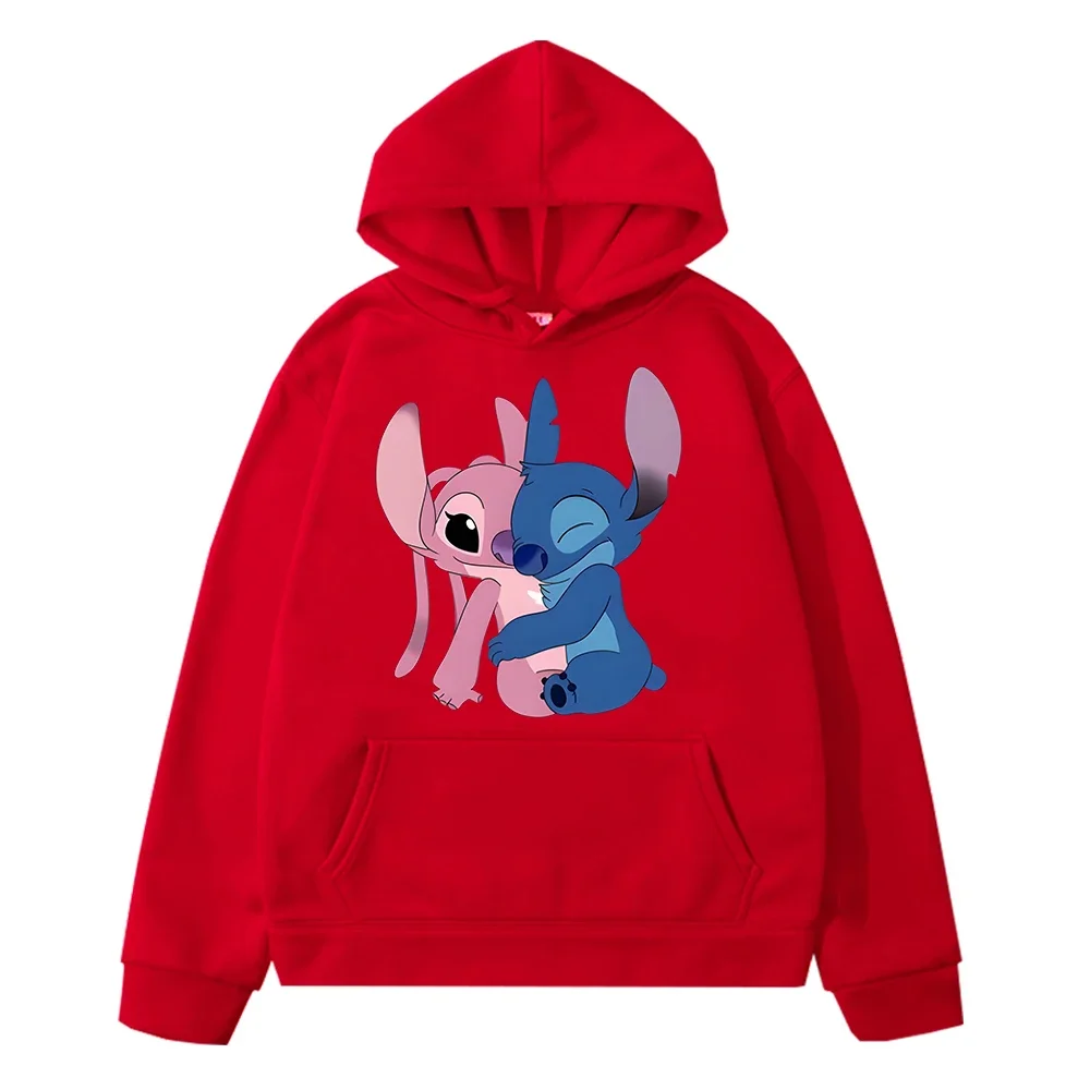 Stitch Disney Anime hoodie Casual Sweatshirt boys Fleece Pullover y2k sudadera disney print Hoodies Jacket kids clothes girls