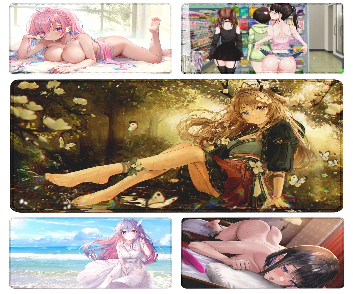 

Anime Sexy Girls Mousepad Anime Girl Mouse pad Non-Bending Keyboard Mat Pattern Computer Mat Mouse Mats Rubber teclado Mouse pad