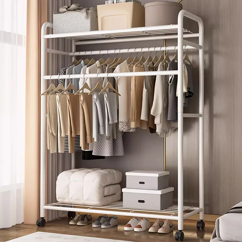 

Furniture Home Clothes Wardrobe Rack Hanger Vishakers Coat Entrance Hall Bag Stand Closet Room Rack Para Ropa Dress Commodes