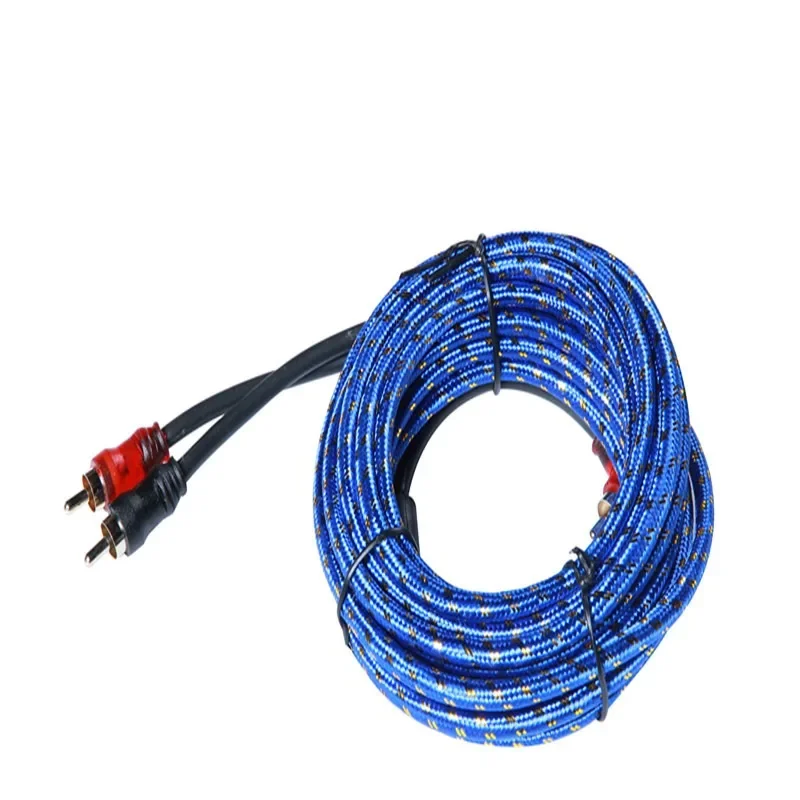 Car Audio System Modification  Super Nice Car Audio Cables 2 RCA To 2 RCA Signal Cables, Subwoofer Amplifier