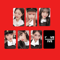 6pcs/set Kpop Idol IVE IAM Lomo Cards Photocards Photo Card  Postcard for Fans Collection