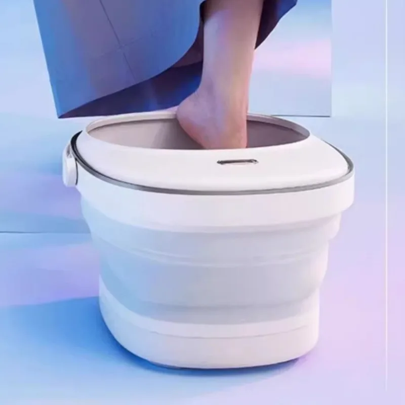 Household Fully Automatic Pedicure Spa Foot Bath Foldable Footbath Machine Massage Bucket Constant Temperature Heated Bath Foot