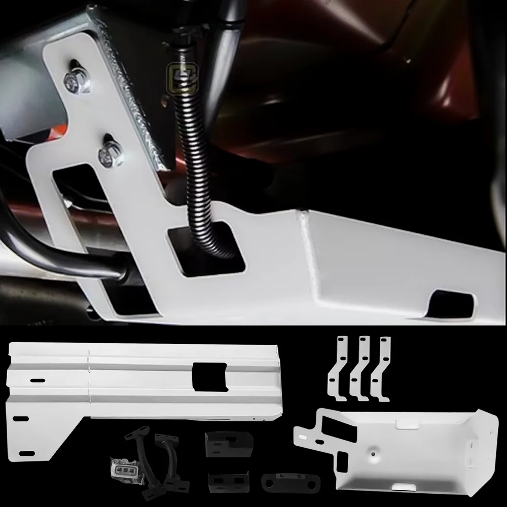 SXMA JK Lower Guard Plate Suitable for 3.0 3.6L Displacement for Jeep Wrangler JK 2007-2017 4 Doors White Steel J9027