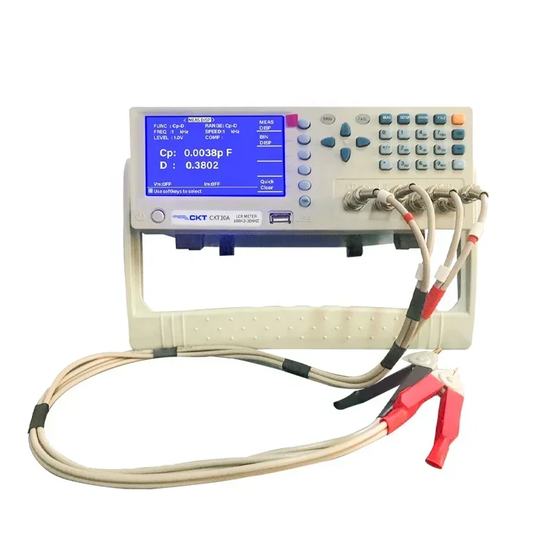 CKT10 Digital LCR Meter 10kHz RLC Meter ESR Tester Resistance Meter