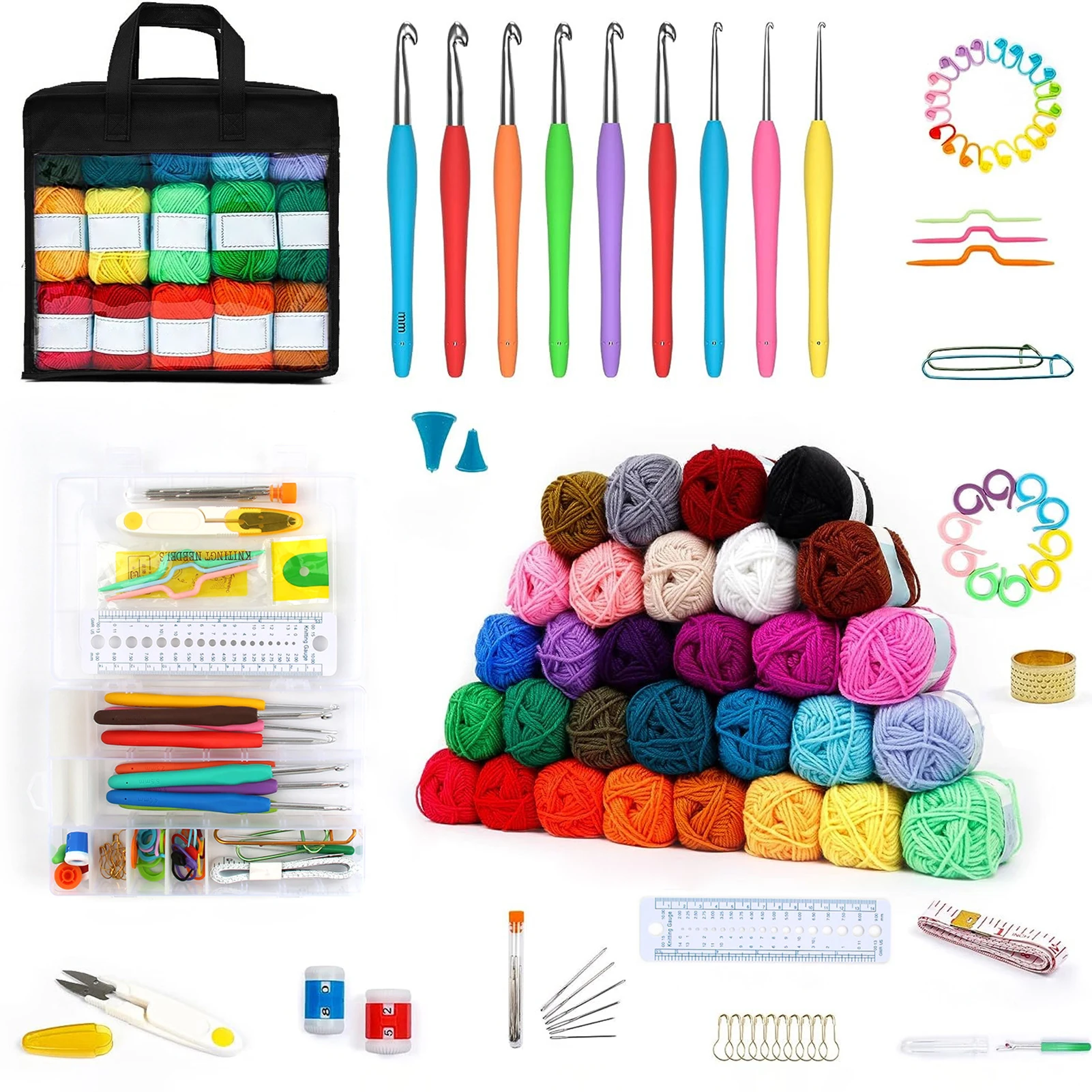 Beginner Crochet Knitting Kit 2