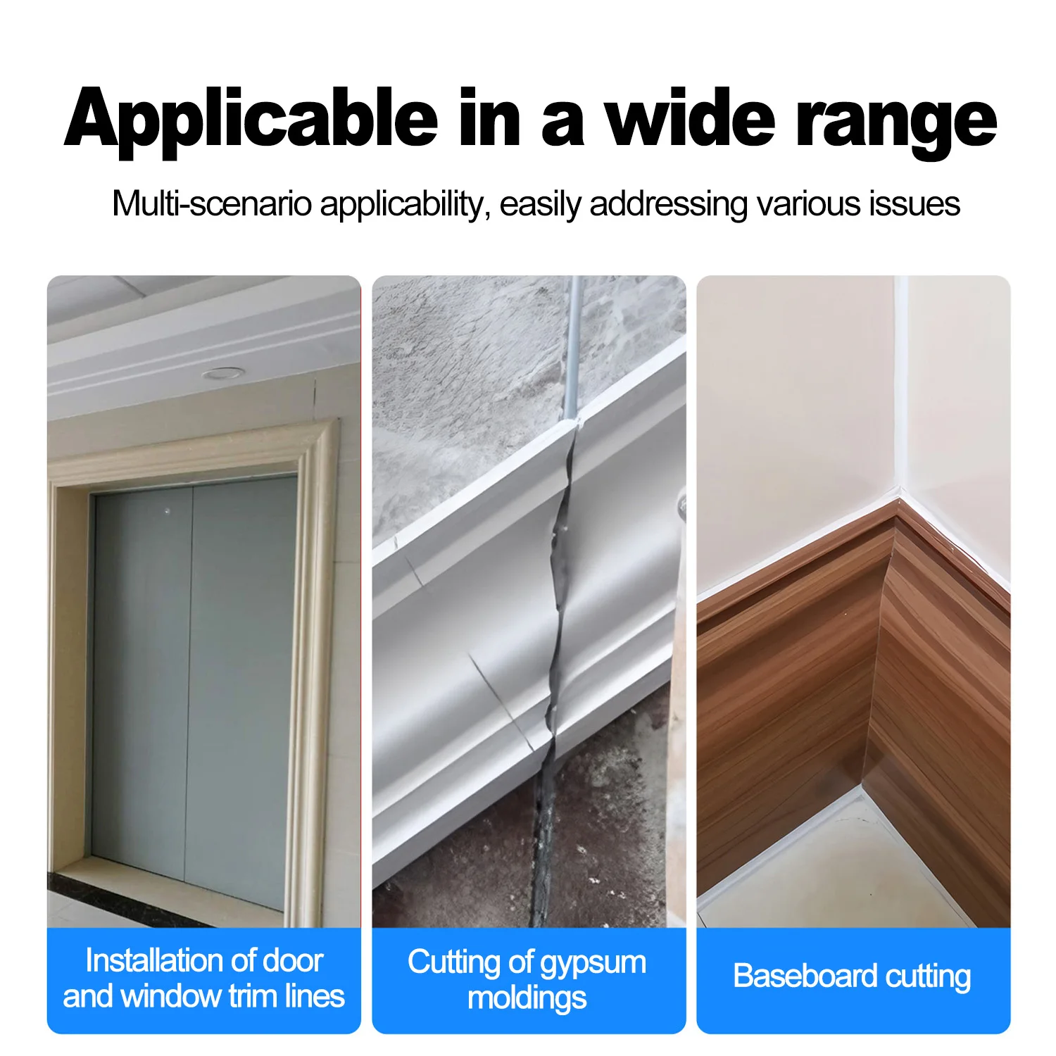 أداة قطع ميتري لإطار الباب الخشبي أداة 45/90 درجة، عالية الدقة، قالب قطع أسلاك إطار الباب الصلب والمتين #5