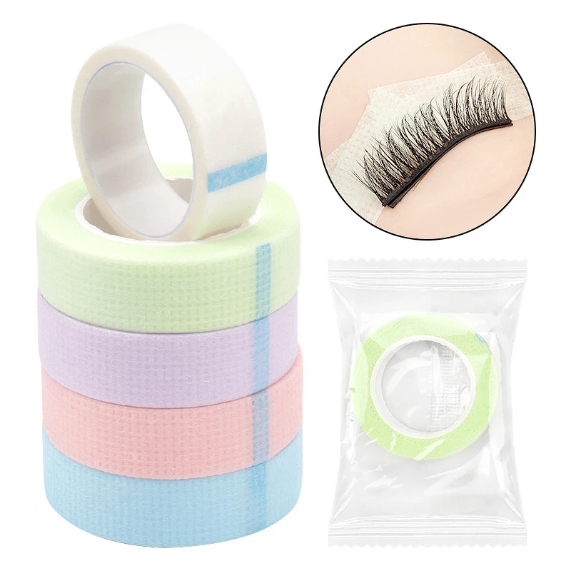 4.5M/Roll Non Woven Eyelash Extension Isolation Tape PE Adhesive Roll Breathable Hypoallergenic for Lash Lift Beauty Supply
