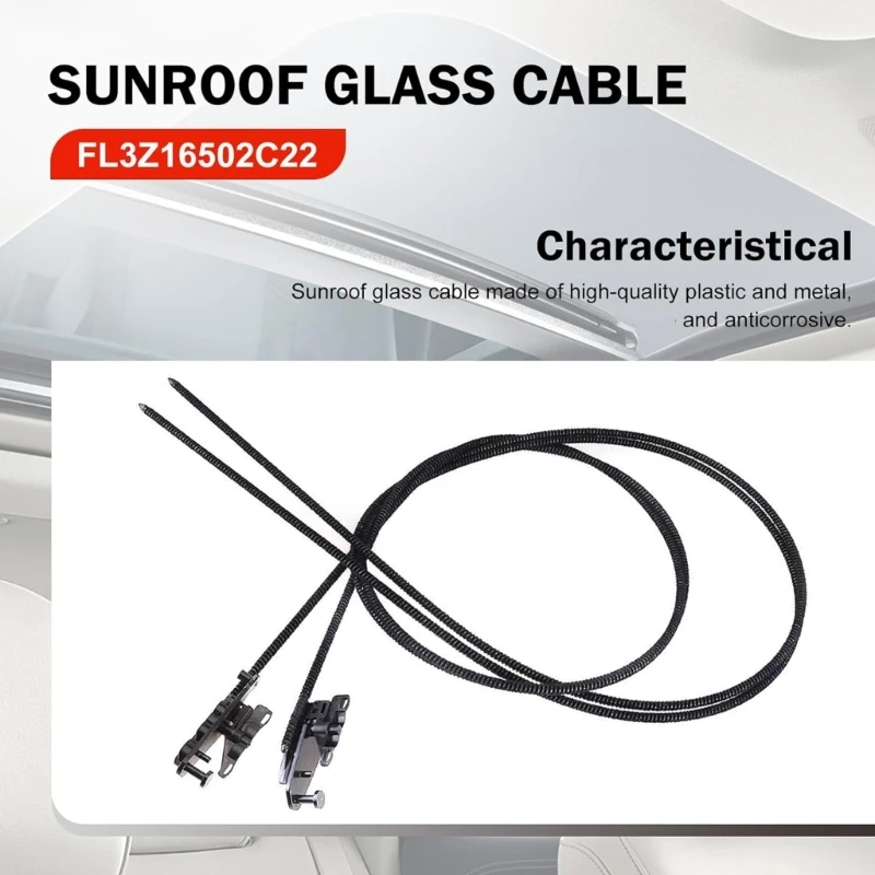 

FL3Z16502C22 Sunroof Glass Cable for F-350 F-450 2017-2019 Sunroof Glass Cable