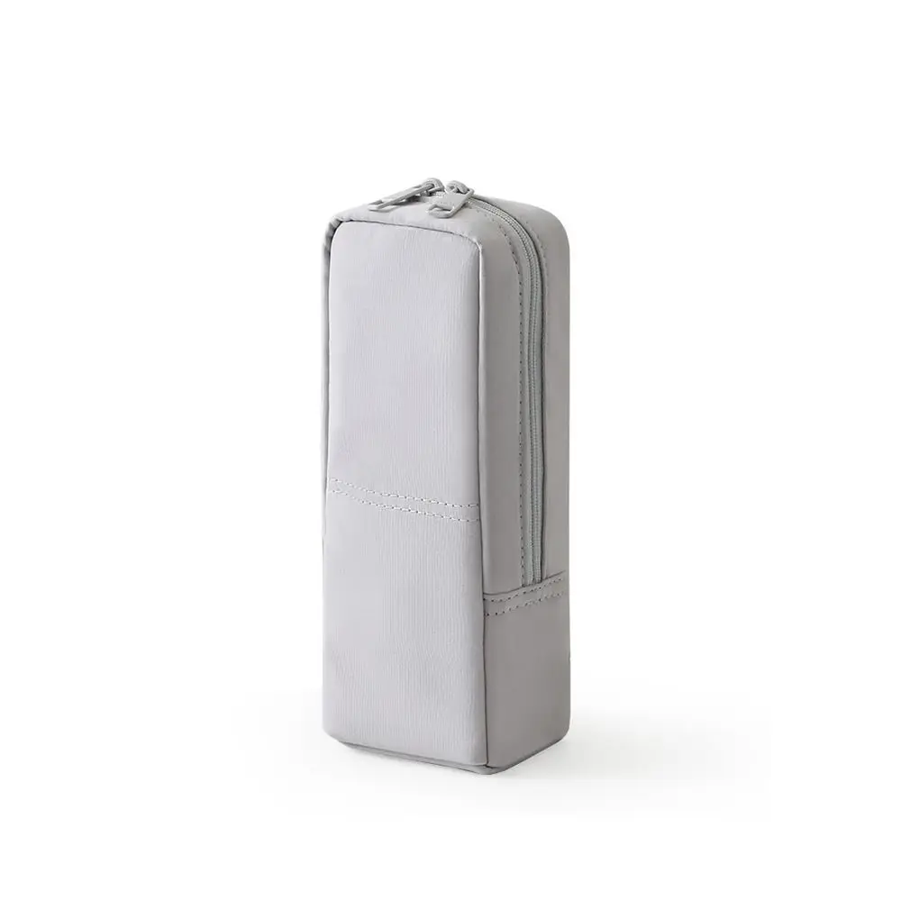 Waterproof Standing Cosmetic Pouch Large Capacity Standing Design Makeup Brushes Holder Double Zipper Multi-Compartment