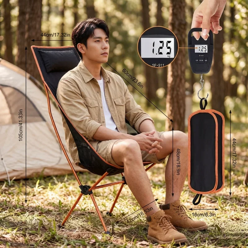 outdoor-portable-camping-chair-oxford-cloth-folding-lengthen-seat-for-fishing-bbq-festival-picnic-beach-ultralight-chair