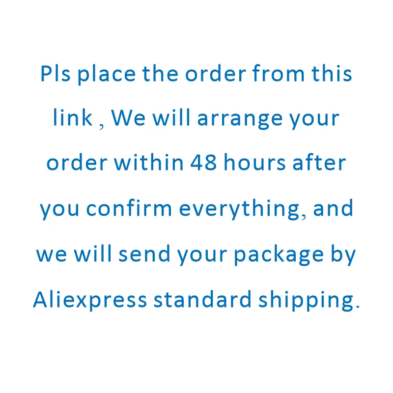 

special link for resending orders for the delayed ones during this hard time