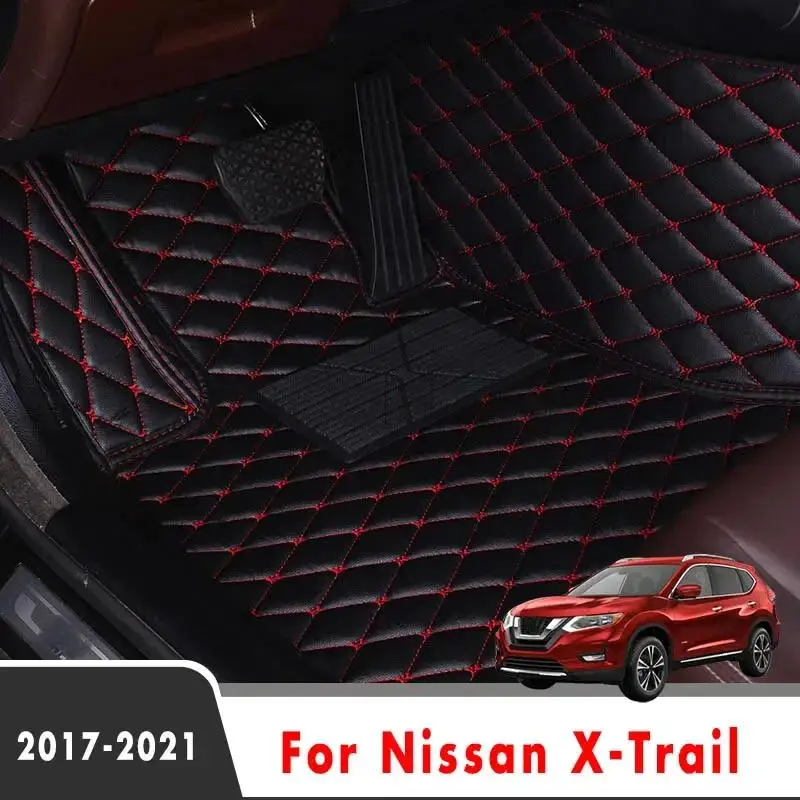 

Автомобильные коврики для Nissan X-Trail Xtrail Rogue (7-местный) 2023 2022 2021 2020 2019 2018 2017, автомобильные аксессуары, ковры для салона