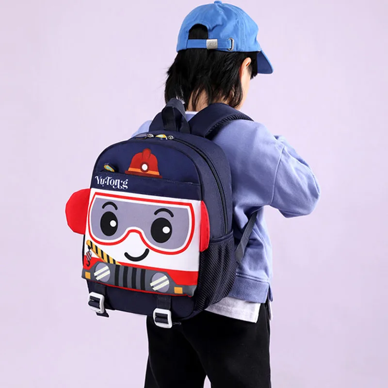 kindergarten school bag for boys cars 2023 New Cute Cartoon Princess Girls light weight backpacks