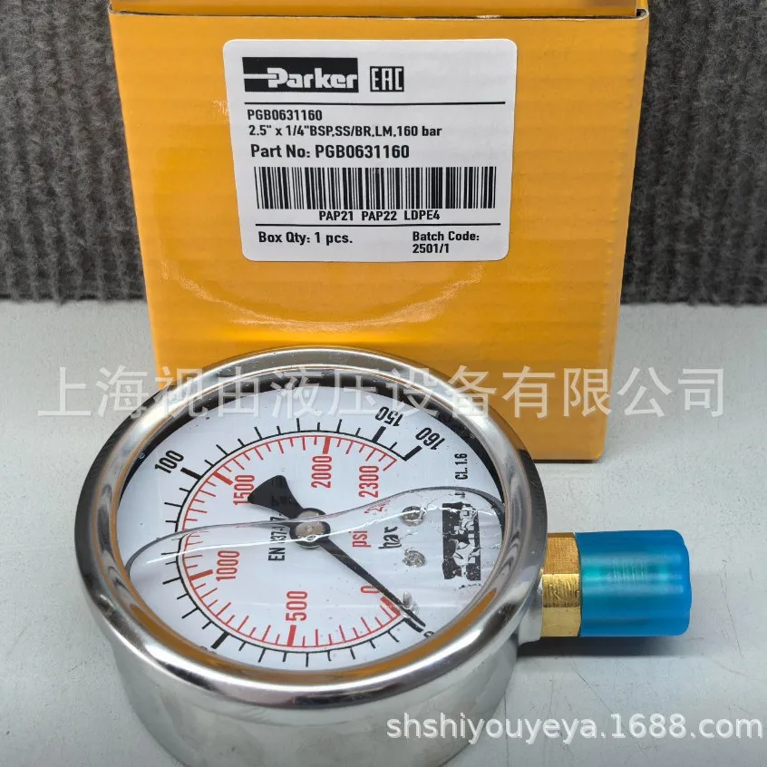 PGB0631010 Parker PARKER Pressure Gauge New Original