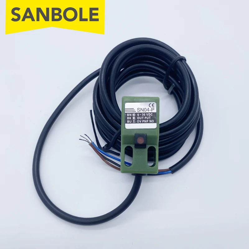 SN04-N Sensor SN04N Detection Distance 5mm Approach NPN 3 Wire NO 6-30V DC Inductive Proximity Switch