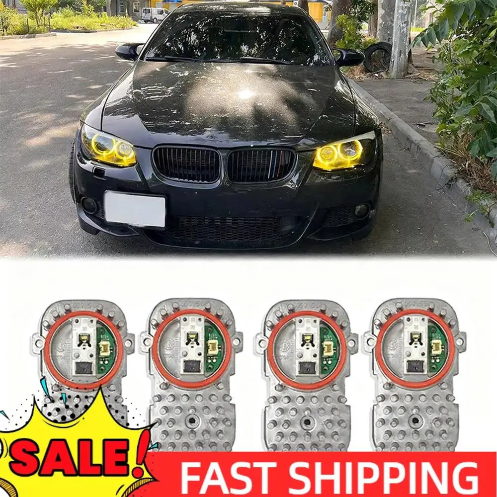 

Ксеноновые фары с желтыми светодиодными модулями дневного света 63117263051, желтые модули ДХО для BMW 428i 435i 2014-2016, ксенон