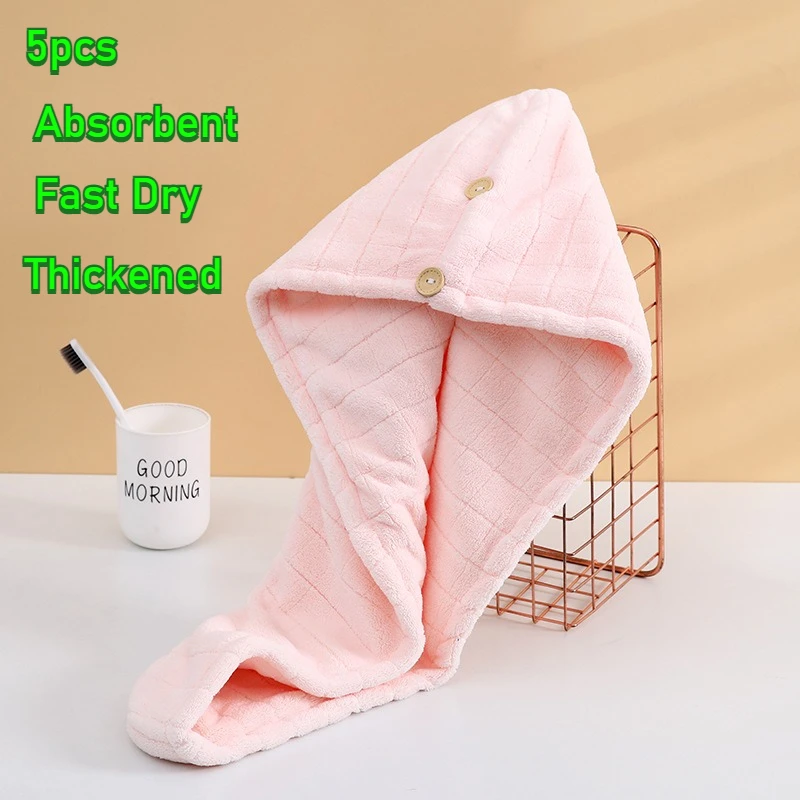 

Шапочка для душа с ананасовым узором, впитывающая, быстросохнущая, утолщенное полотенце для сушки волос, двухслойное, из кораллового флиса, утолщенное