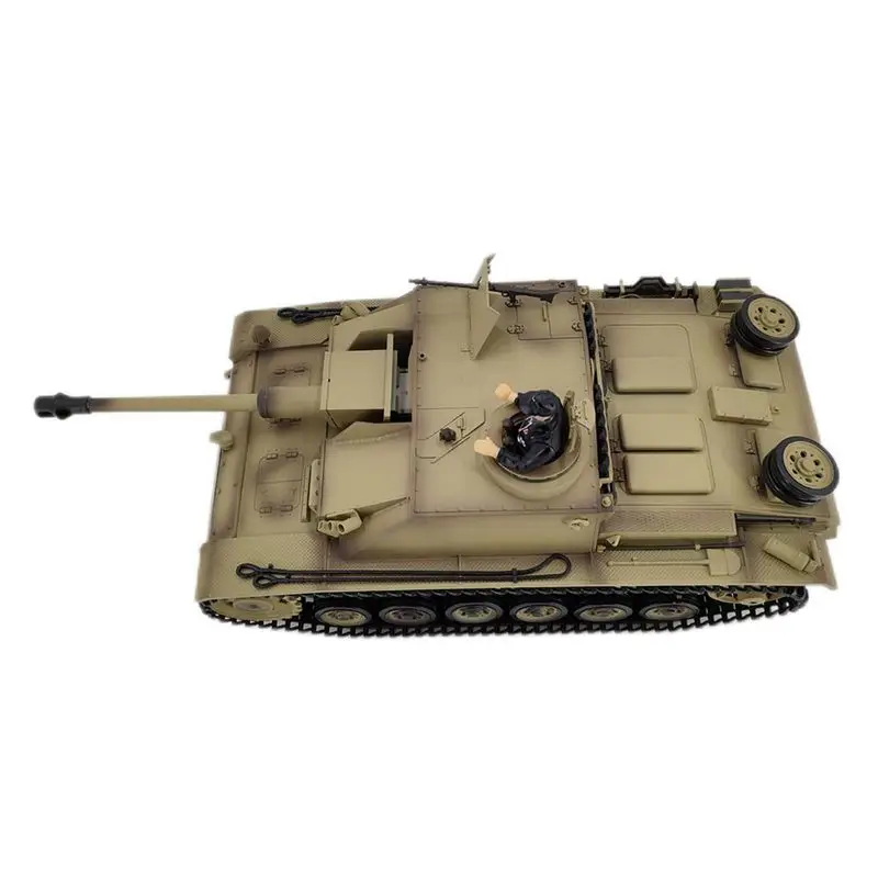 Kubing Ke 2.4g Rc 3868 German Type Iii F-8 Remote Control Climbing Tank Play Bomb Battle Tank Adult Model Decoration Toy Gift