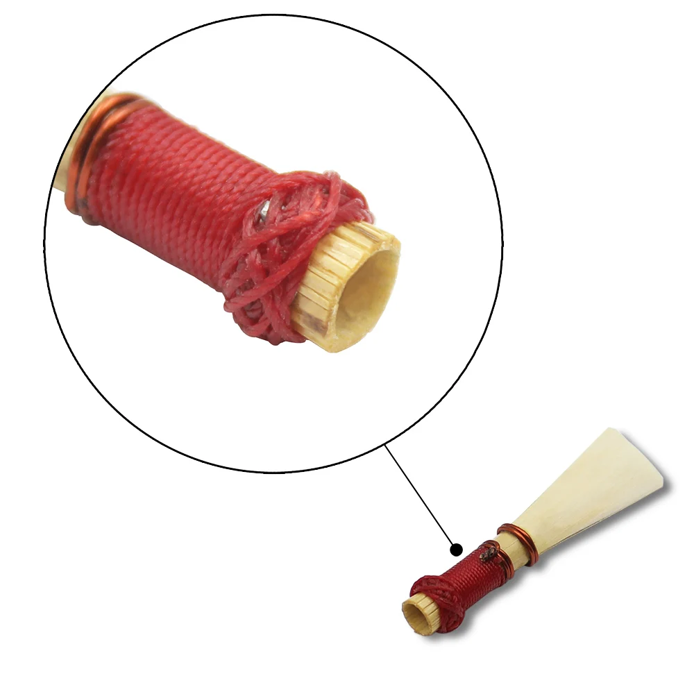 Bassoon Reeds Medium Soft - 5 Pack Cork Reeds With Protective Case/Tube