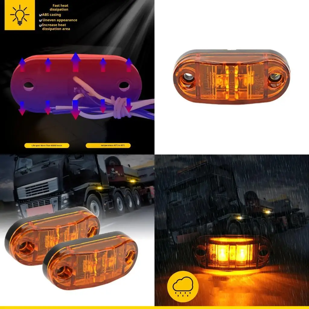 SZCH Warning Tail Light Side Clearance Indicators Lamp Car External Light Enduring