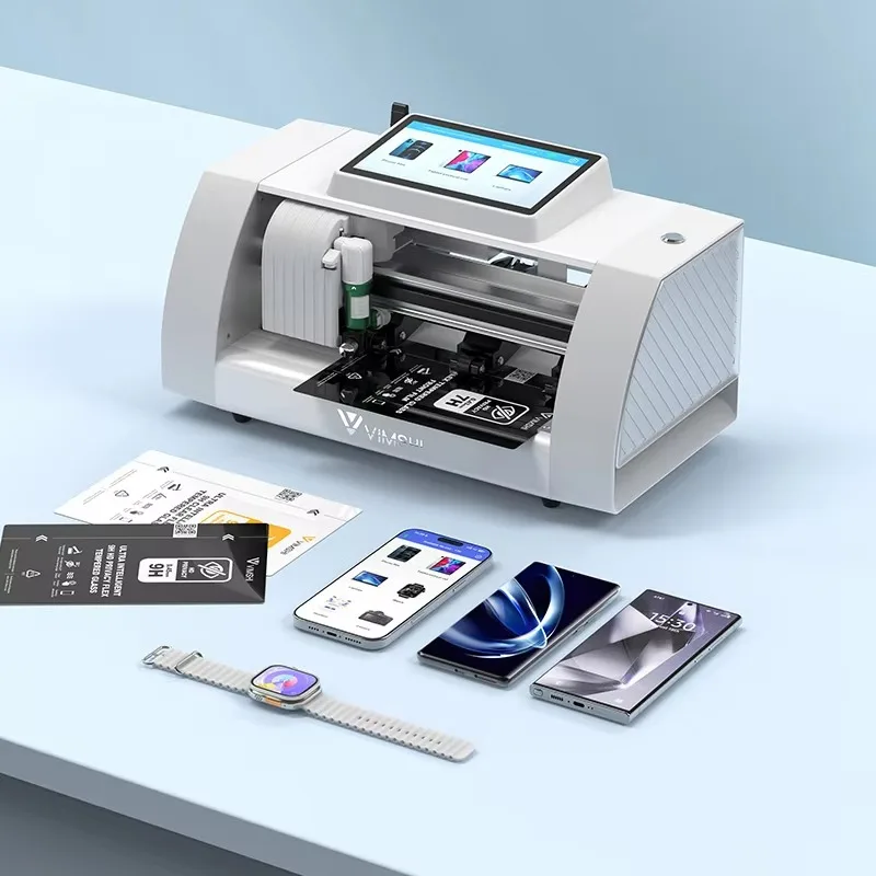 

[Best-selling] Vimshi Fully Automatic CE Certified High Precision 0.1mm Glass Cutter 500mm/s Speed Mobile Phone Hydrogel Film Cu